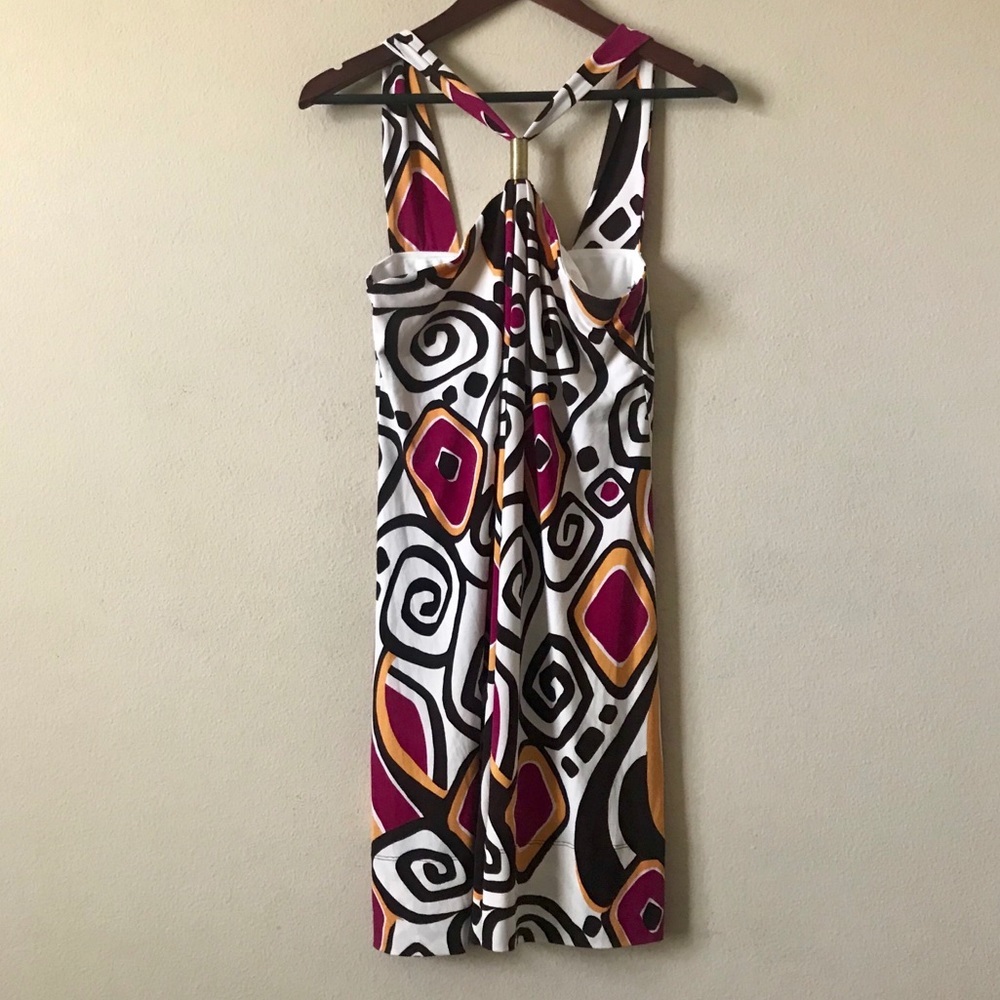 BISOU BISOU Michele Bohbot Graphic Print Dress
